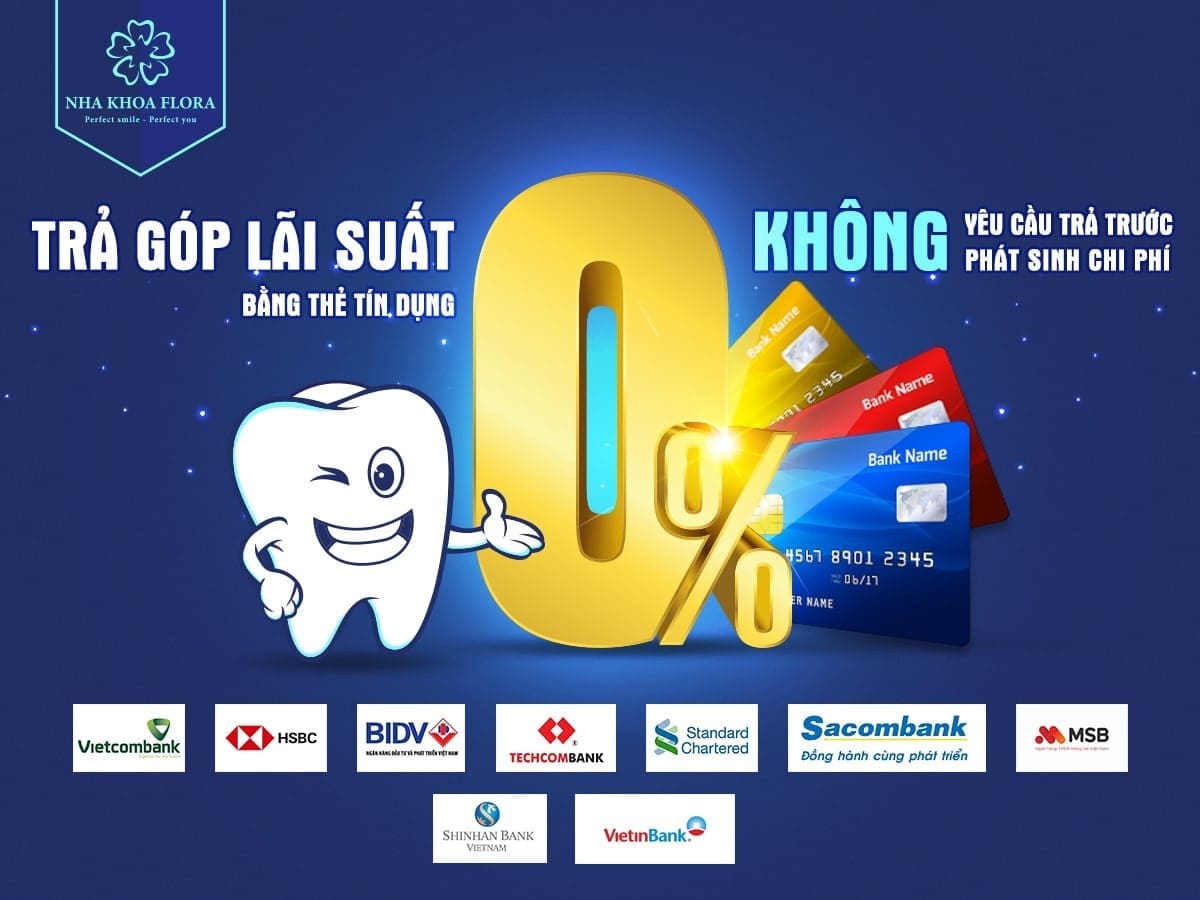 Trả góp niềng răng mắc cài