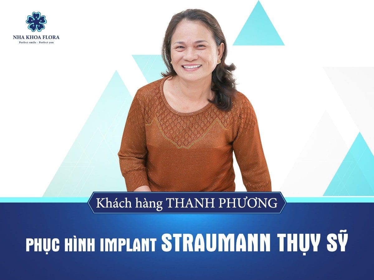 Khách hàng trồng răng tại Flora Khách hàng trồng răng tại Flora