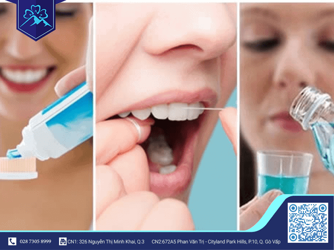 Vệ sinh răng miệng thường xuyên Vệ sinh răng miệng thường xuyên