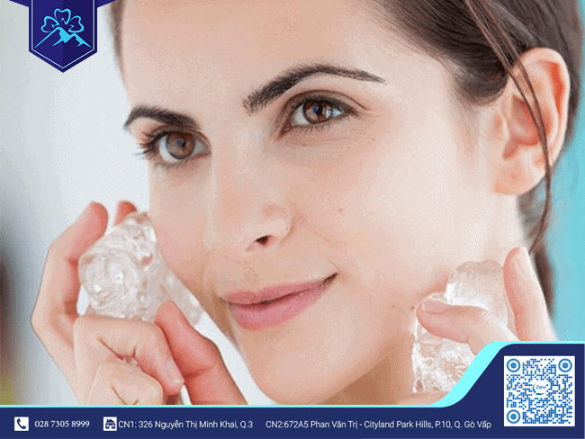 Chườm đá giảm đau nhức răng Chườm đá giảm đau nhức răng