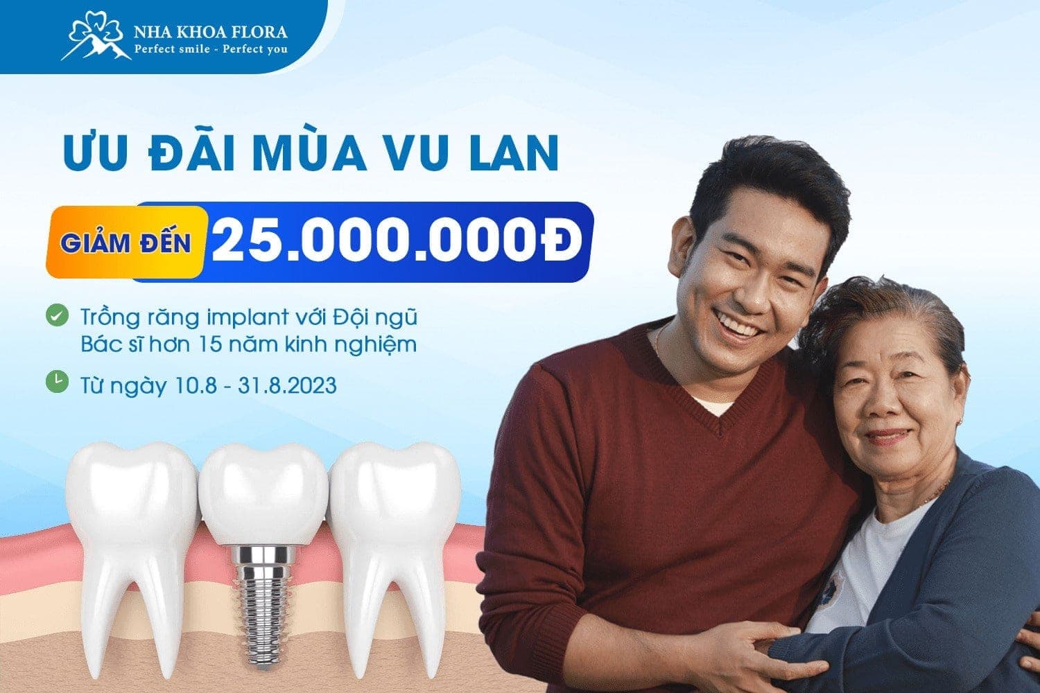 Trồng răng Implant - Món quà báo hiếu cha mẹ đầy ý nghĩa - ảnh 1 Trồng răng Implant - Món quà báo hiếu cha mẹ đầy ý nghĩa - ảnh 1