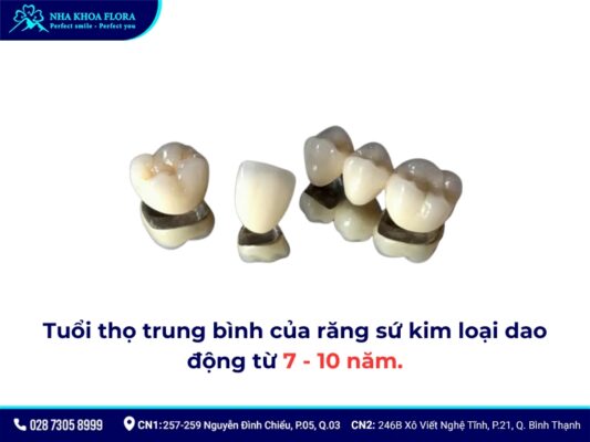 Bọc răng sứ kim loại được bao lâu? - ảnh 4 Bọc răng sứ kim loại được bao lâu? - ảnh 4